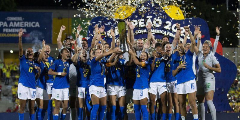 Futebol feminino: Brasil vence Copa América com 100% de aproveitamento