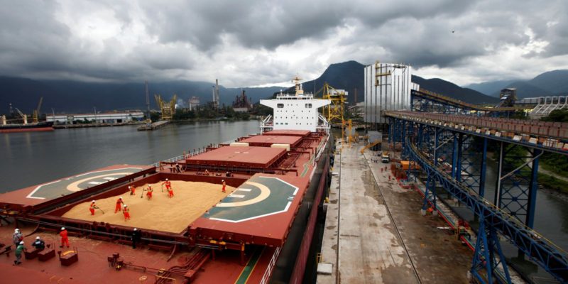 Movimentação de cargas cresce 2,3% no trimeste no Porto de Santos