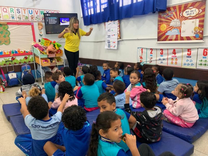 Diversão e educação no trânsito para alunos de São Gonçalo