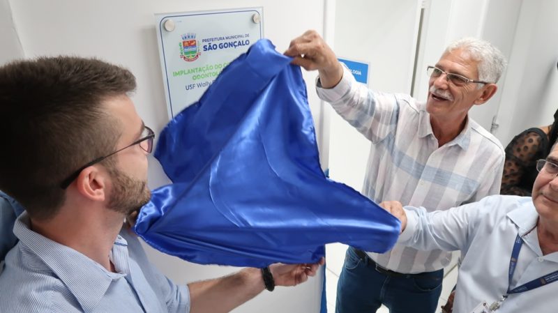 São Gonçalo conclui reforma de USF e entrega novo consultório odontológico