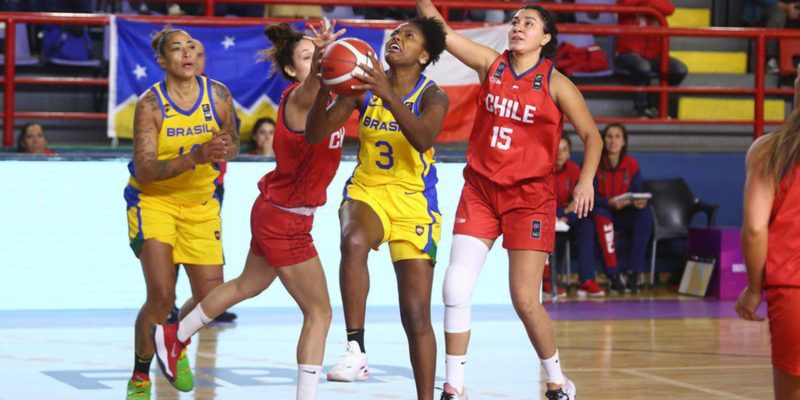 Sul-Americano de basquete: Brasil derrota Chile por 100 a 37