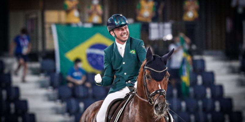 Rodolpho Riskalla fatura bronze no Mundial de Hipismo Paralímpico
