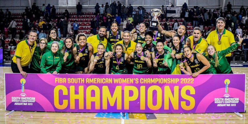 Brasil reafirma hegemonia no Sul-Americano de Basquete Feminino