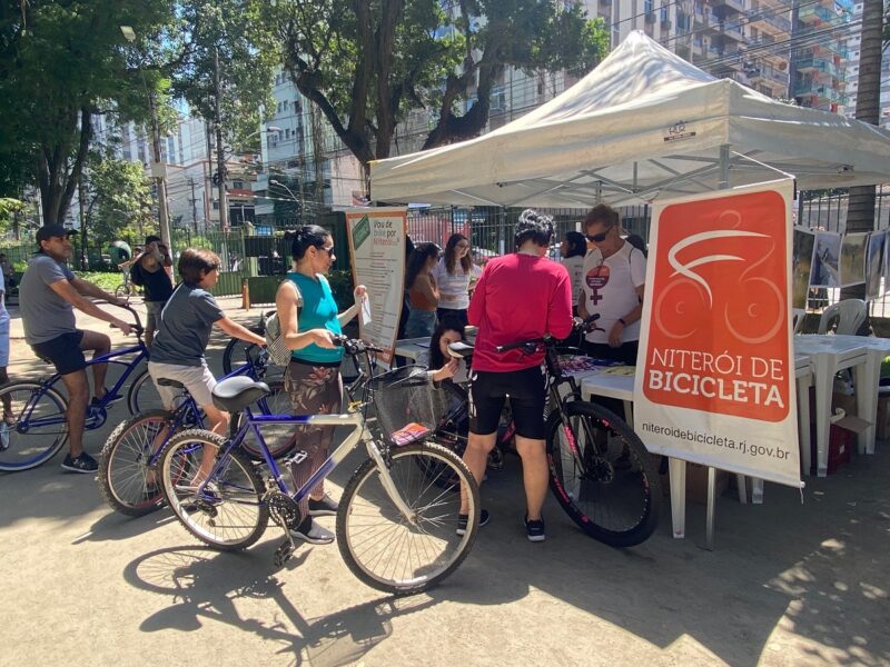 Dia da Bicicleta no Campo de São Bento alertou para trânsito seguro e consciente  – Prefeitura Municipal de Niterói