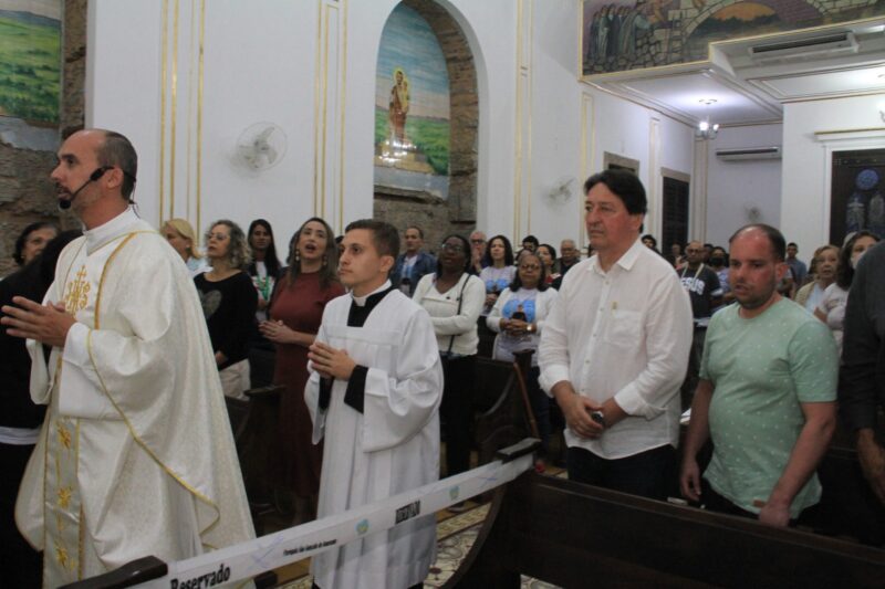 Igreja Matriz tem missa pela emancipação e beatificação do padroeiro