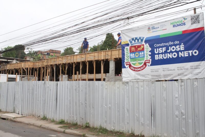 Obras em nova unidade de saúde avançam no Boa Vista