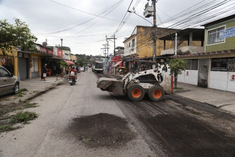 Asfalta São Gonçalo chega ao Bairro Antonina