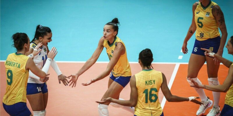 Em clima de revanche, Brasil vence Itália no Mundial de Vôlei Feminino