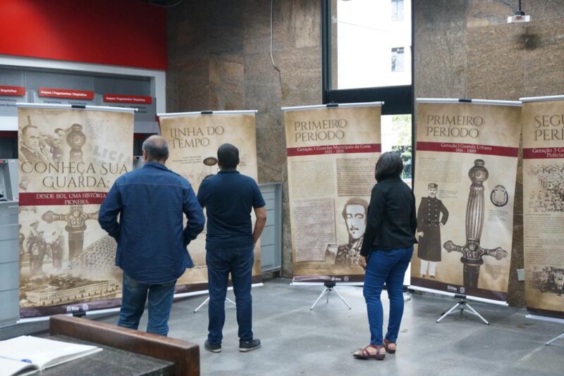 Exposição sobre a história das guardas municipais fica em cartaz na sede da Prefeitura – Prefeitura da Cidade do Rio de Janeiro