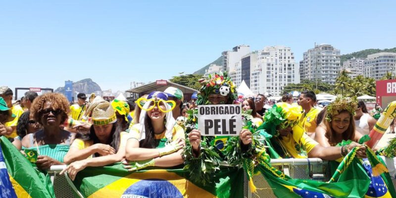 Torcedores estão empolgados no FIFA Fan Fest Rio