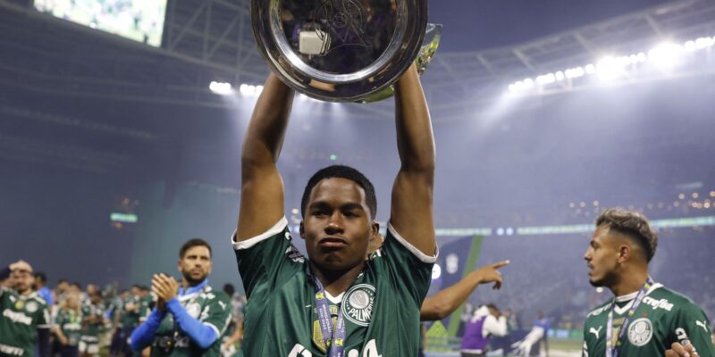 Real Madrid fecha contratação de Endrick, de 16 anos, do Palmeiras