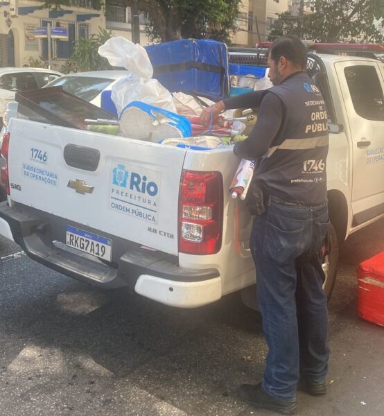 Seop apreende mais de 500 quentinhas durante operação de ordenamento nas zonas Sul e Norte da cidade – Prefeitura da Cidade do Rio de Janeiro
