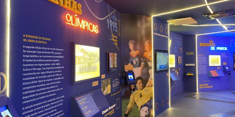 Mostra traz a luta da mulher no futebol e a história da Copa feminina