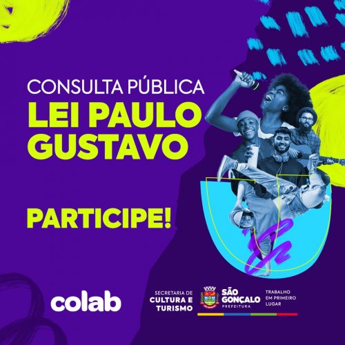 Cultura abre consulta sobre a Lei Paulo Gustavo