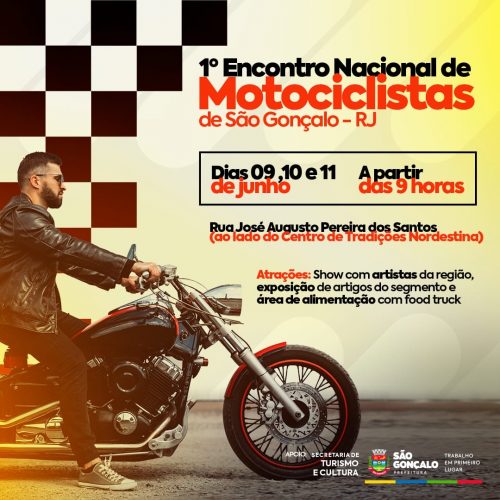 São Gonçalo terá 1º Encontro Nacional de Motociclistas