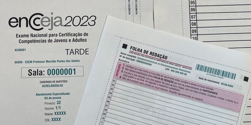 Inscrições para exame de jovens e adultos terminam nesta sexta-feira