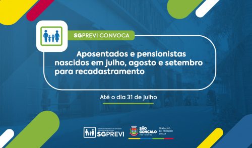 SG-Previ convoca nascidos em julho, agosto e setembro para recadastramento