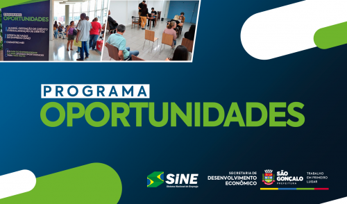 São Gonçalo promove mais uma edição do Programa Oportunidades
