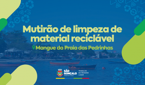 São Gonçalo terá mutirão de limpeza no mangue da Praia das Pedrinhas