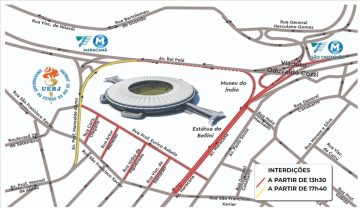 Trânsito no entorno do Maracanã terá interdições para jogo entre Flamengo e América – Prefeitura da Cidade do Rio de Janeiro