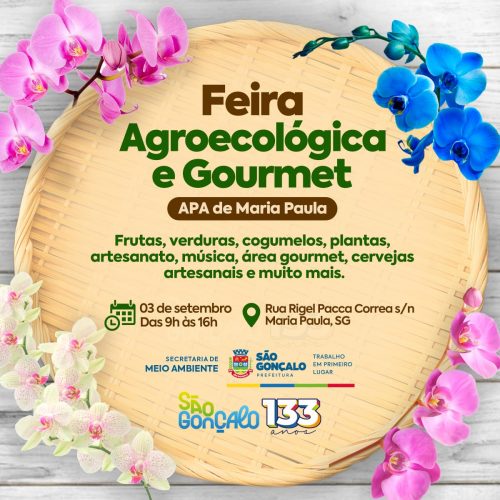 Edição de aniversário da Feira Agroecológica da APA de Maria Paula