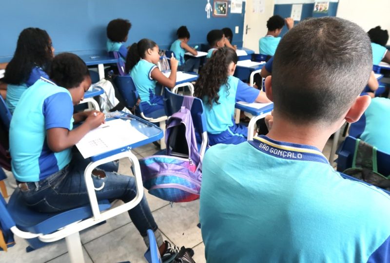 Alunos da rede municipal de São Gonçalo participam de avaliação nacional