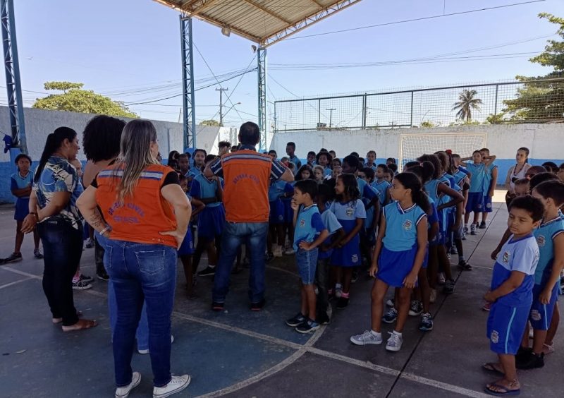Defesa Civil de São Gonçalo faz simulado em escolas