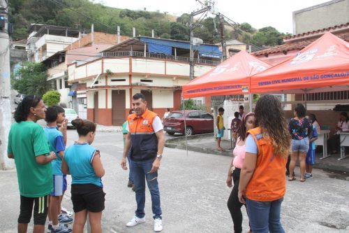 Defesa Civil realiza simulado de desocupação no Vila Três
