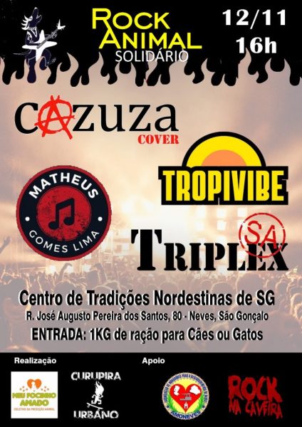 Rock e solidariedade no Centro de Tradições Nordestinas