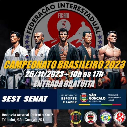 São Gonçalo sedia etapa brasileira de Kickboxing e Muay Thai Amador