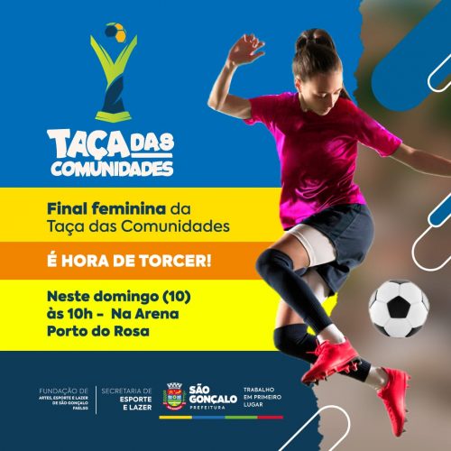 Final feminina da Taça das Comunidades neste domingo