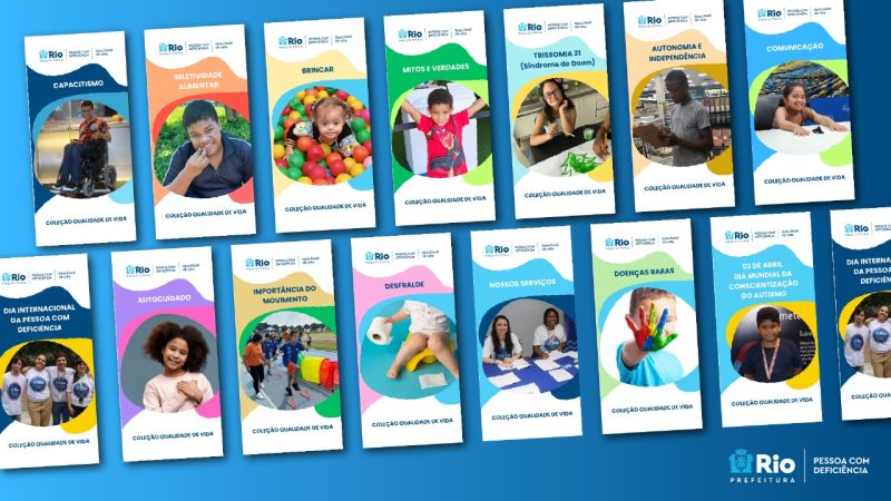Prefeitura lança coleção com 17 exemplares em linguagem simples para pessoas com deficiência e familiares – Prefeitura da Cidade do Rio de Janeiro