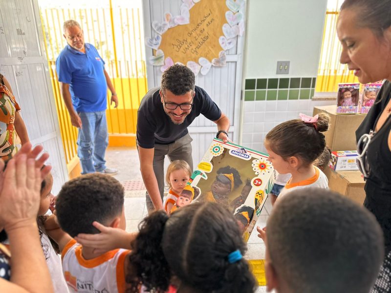 Umei Zilda Arns completa 10 anos com festa e novos brinquedos para os alunos – Prefeitura Municipal de Niterói