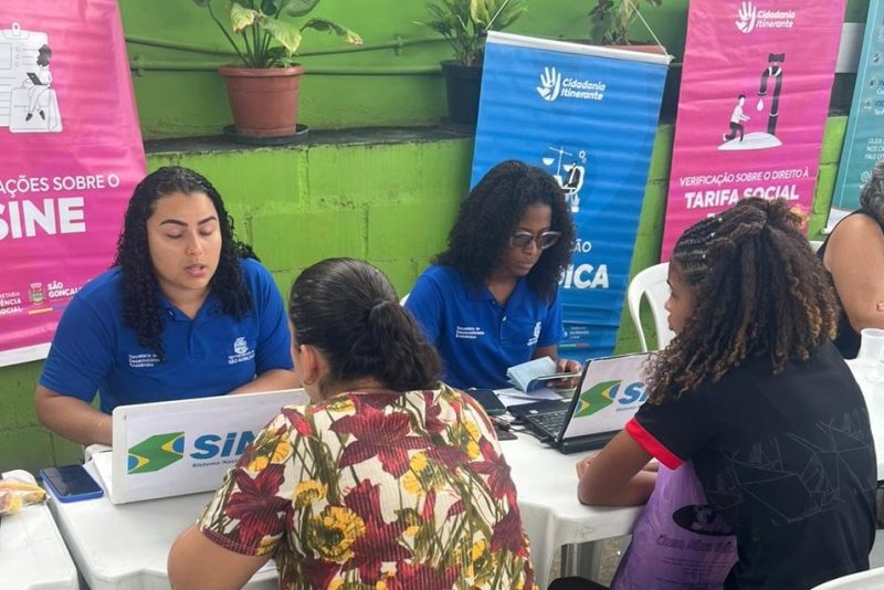 Cidadania Itinerante realiza quase 600 atendimentos