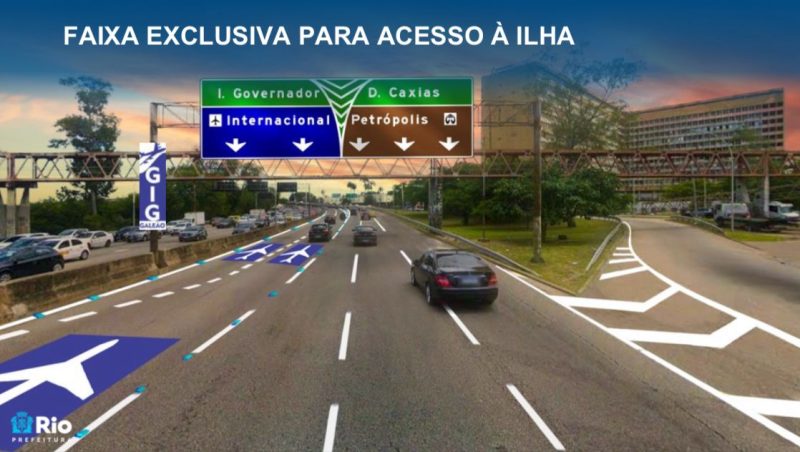 Linha Vermelha terá faixa exclusiva para acesso à Ilha do Governador e ao Aeroporto Tom Jobim – Prefeitura da Cidade do Rio de Janeiro