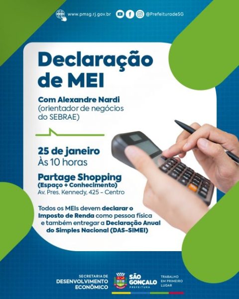Palestra orienta empreendedores sobre declaração de MEI