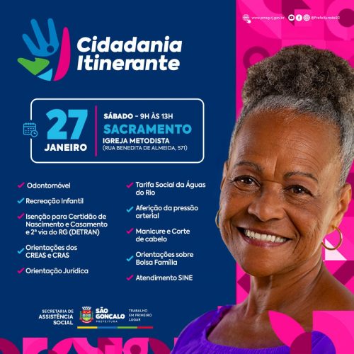 Sacramento recebe o Cidadania Itinerante