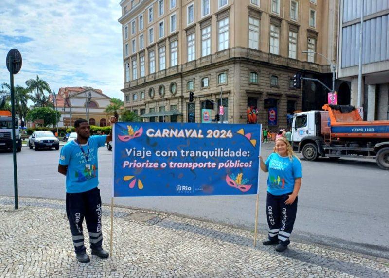 CET-Rio promove campanha educativa para o Carnaval 2024 – Prefeitura da Cidade do Rio de Janeiro