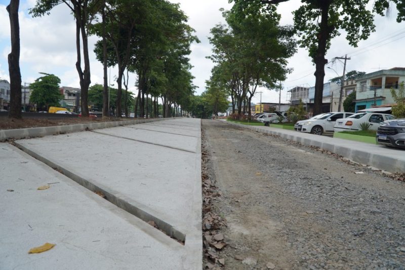 Obras de revitalização no Jardim Alcântara