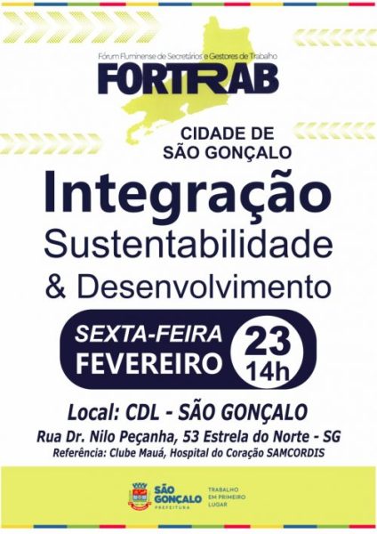 São Gonçalo recebe Fórum Fluminense de Secretários e Gestores de Trabalho