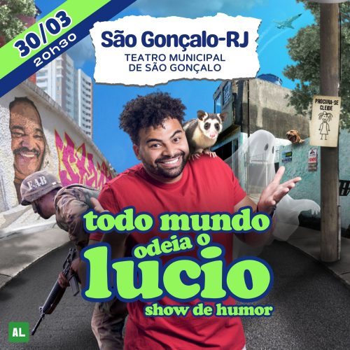 Municipal recebe o comediante Lúcio Sincero