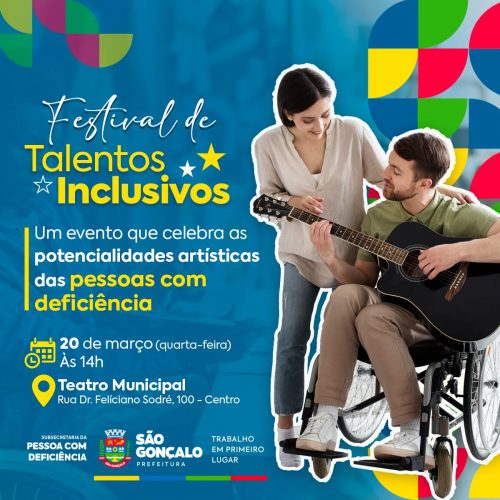 São Gonçalo promove “Festival de Talentos Inclusivos”
