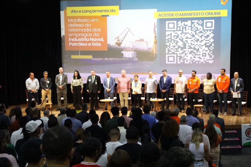 Prefeito e secretário Executivo de Niterói participam de manifesto em defesa da retomada de empregos da Indústria Naval