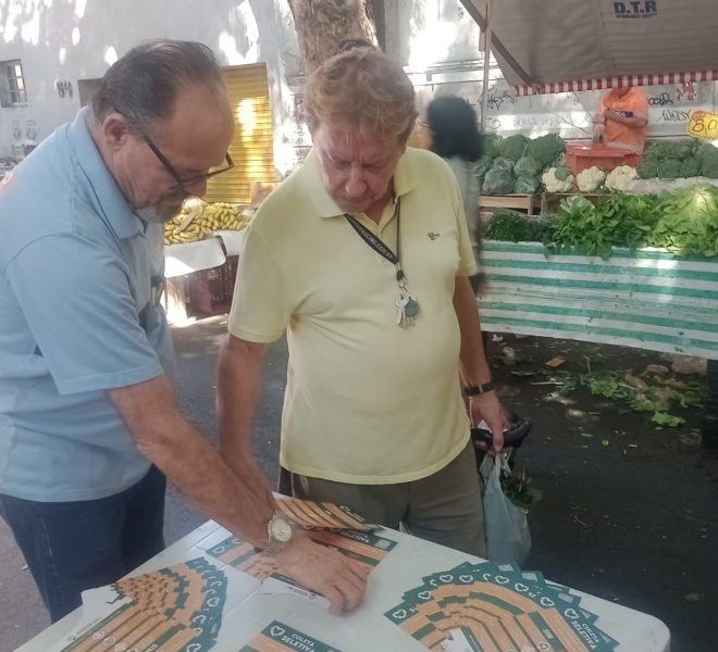 Campanha de incentivo à coleta seletiva da Comlurb esteve em feira livre de Botafogo, neste sábado  – Prefeitura da Cidade do Rio de Janeiro