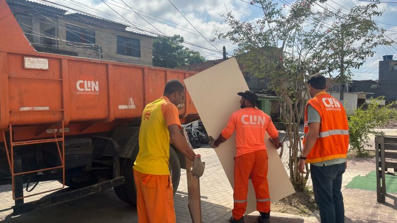 Clin recolhe mais de uma tonelada de entulho na comunidade da Ciclovia, em Piratininga – Prefeitura Municipal de Niterói