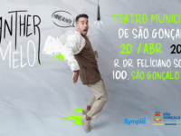 Municipal recebe stand up do humorista Ranther Melo
