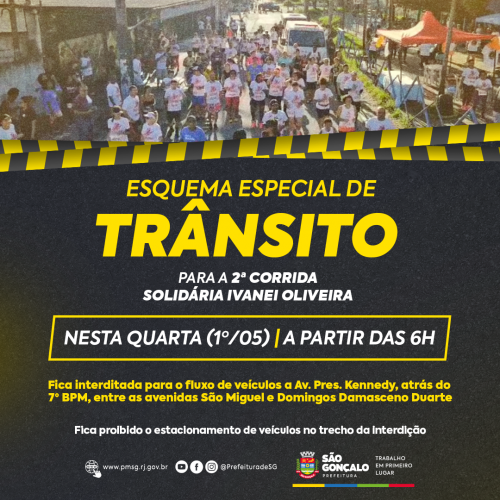 São Gonçalo recebe Corrida Solidária neste feriado