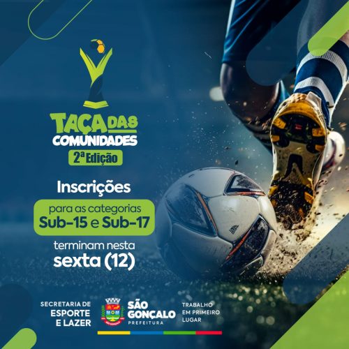 Taça das Comunidades recebe inscrições até esta sexta-feira
