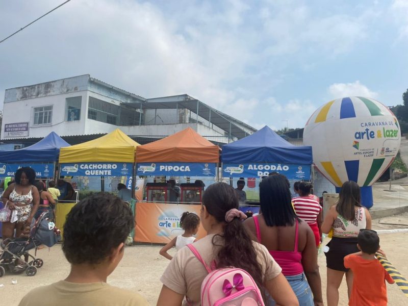 Caravana de Arte e Lazer leva diversão para centenas de pessoas em Tribobó