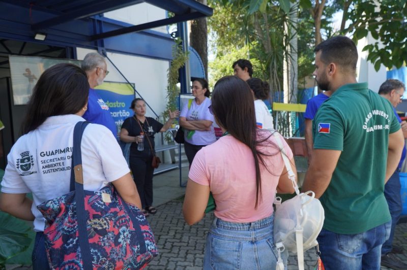 Ecoponto do Barro Vermelho realiza evento destacando a importância da reciclagem